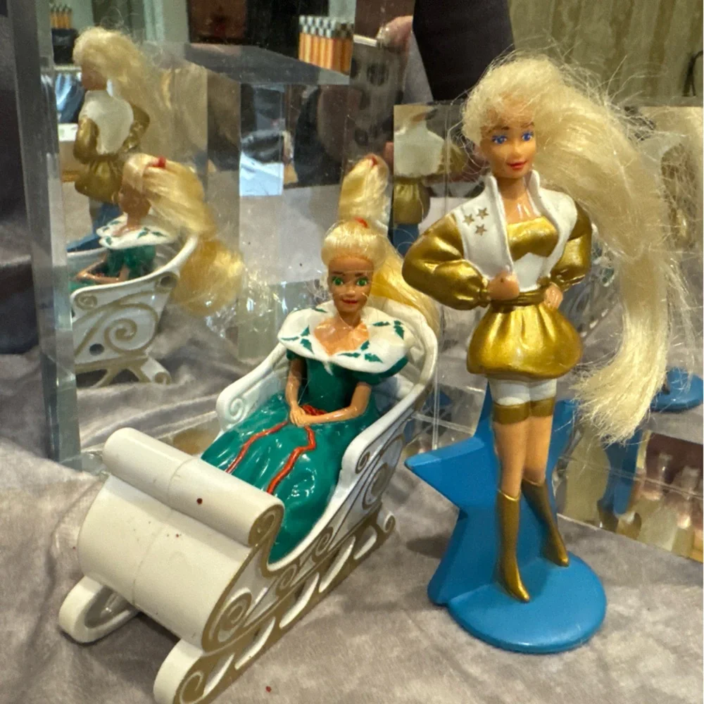 Barbie Christmas‎ sleigh & Star Vintage McDonald’s